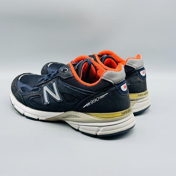 New Balance Shoes Womens 7 Blue 990v4 Running Athletic Sneakers Trainers - Picture 6 of 13